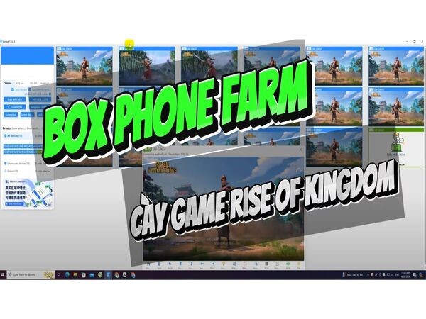 Box Phone Farm dùng để làm gì? -  Dùng để cày nhiều tài khoản game một lúc