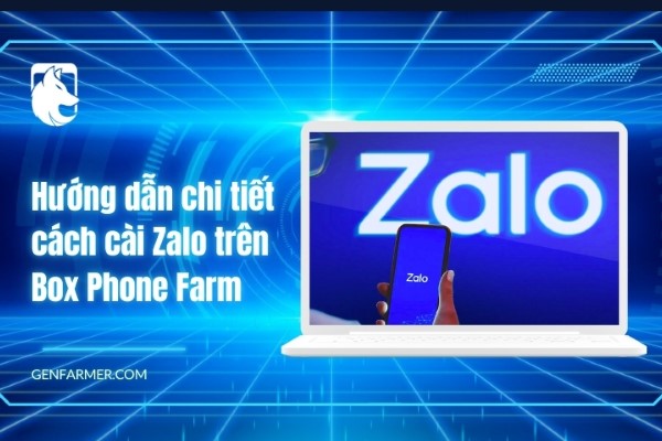 Hướng dẫn chi tiết cách cài Zalo trên Box Phone Farm