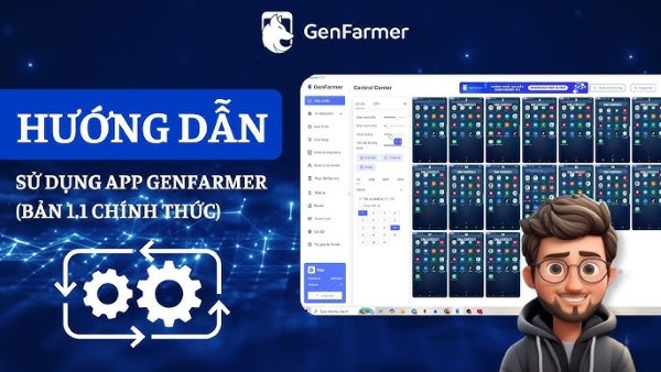 Khởi động phần mềm GenFarmer