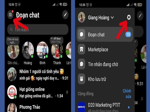 Cách bật chế độ xem trước trên Messenger