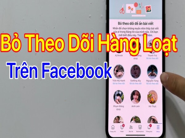 Hướng dẫn cách bỏ theo dõi hàng loại trên Facebook