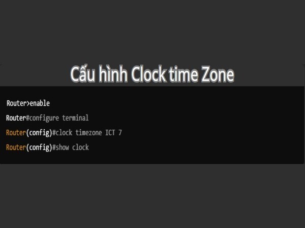 Cấu hình Clock Time Zone