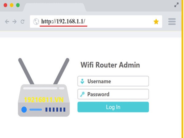 Truy cập giao diện quản lý Router