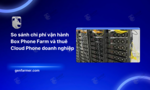 So sánh chi phí vận hành Box Phone Farm và thuê Cloud Phone doanh nghiệp