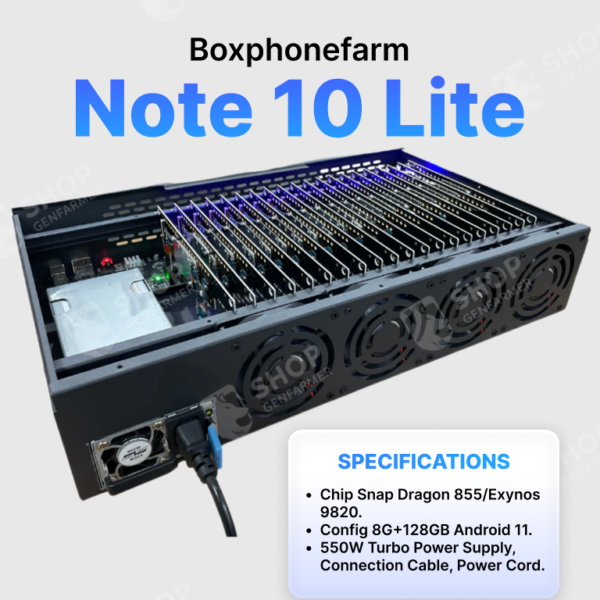 boxphonefarm note 10 lite
