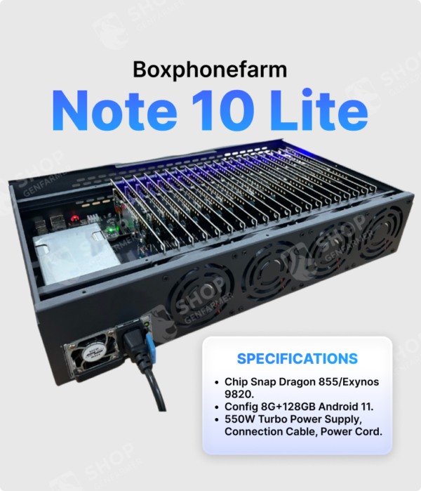 boxphonefarm note 10 lite