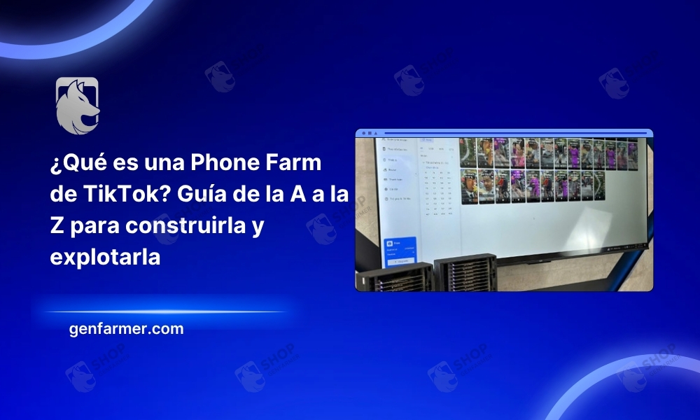 ¿Qué es una Phone Farm de TikTok
