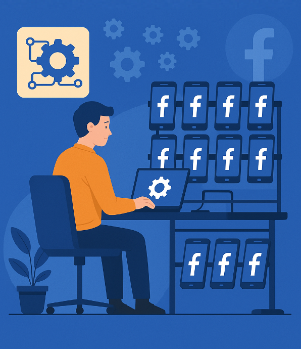 WHY DO YOU NEED SOFTWARE WHEN OPERATING FACEBOOK PHONE FARM?