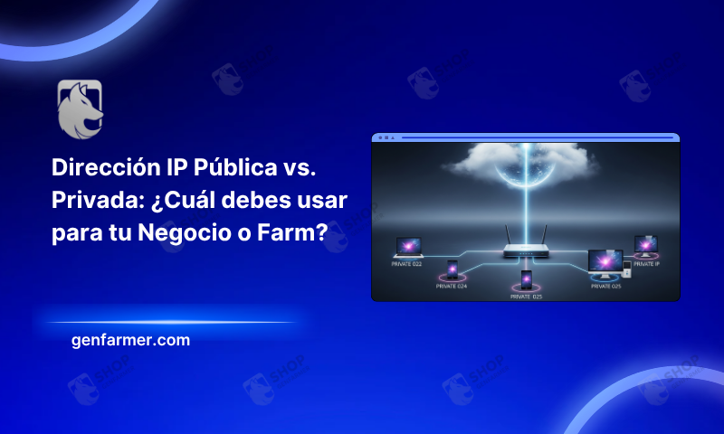 Dirección IP Pública vs. Privada: ¿Cuál debes usar para tu Negocio o Farm?