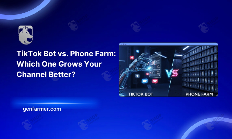 tiktok bot vs box phone farm