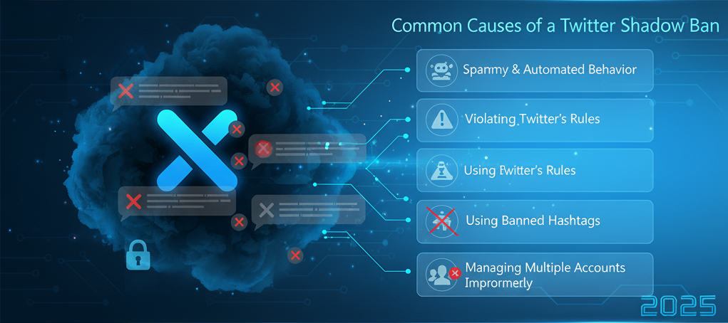 Nguyên nhân phổ biến của Twitter Shadow Ban