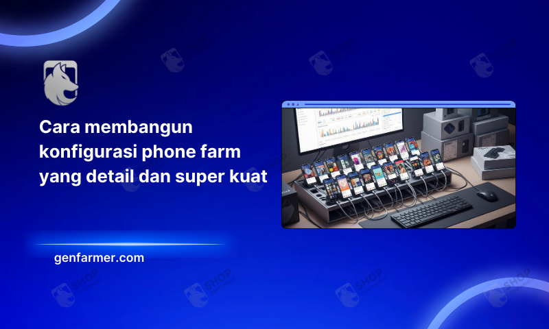 phone farm setup
