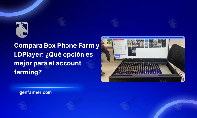 Compare Box Phone Farm and LDPlayer