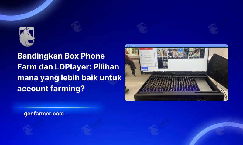 Compare Box Phone Farm and LDPlayer