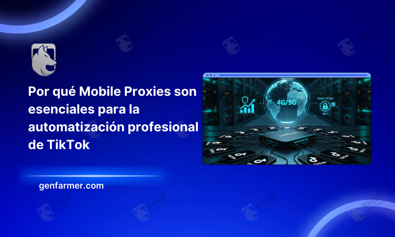 Mobile proxies for TikTok, TikTok automation