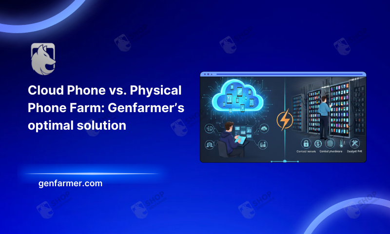 Cloud phone vs physical phone farm