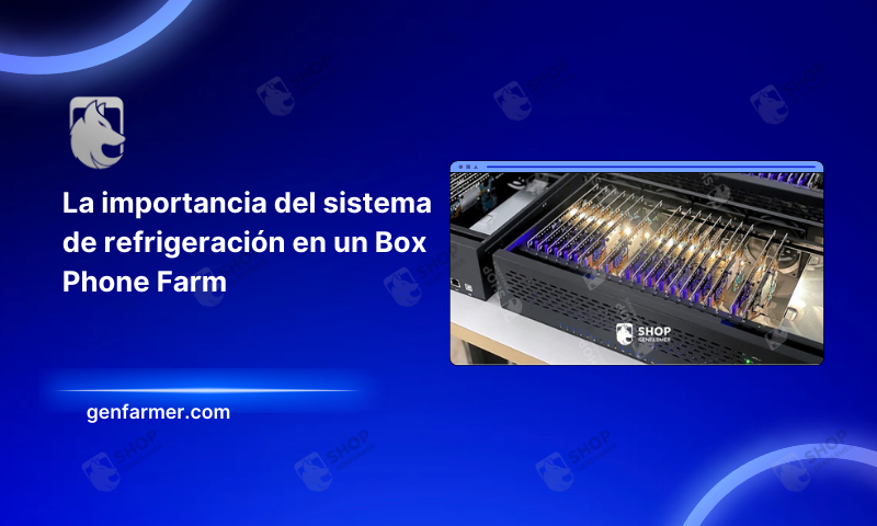 The cooling system in a Box Phone Farm