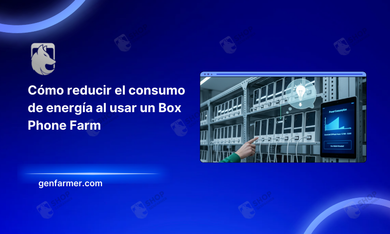 power consumption when using a box phone farm