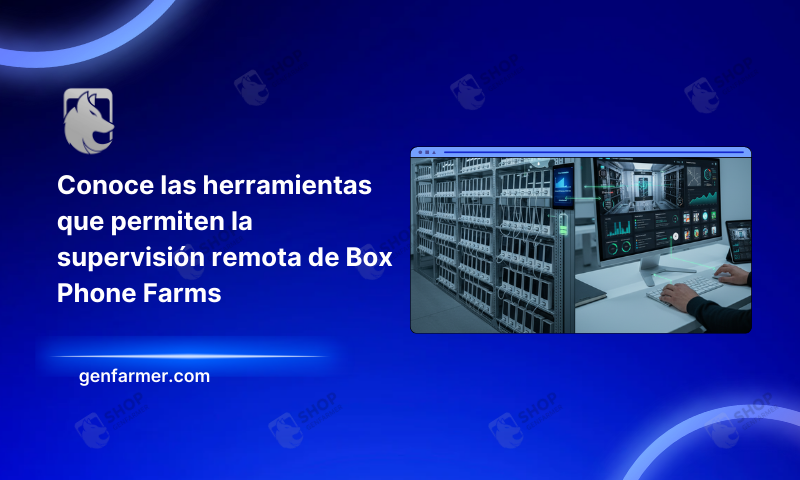 Remote monitoring tools for Box Phone Farm