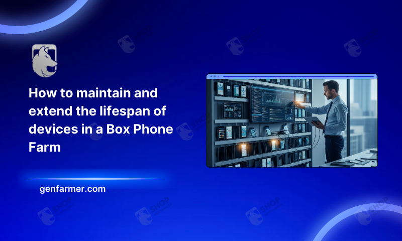 How to maintain and extend the lifespan of devices in a Box Phone Farm