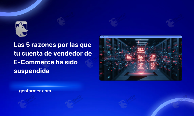 cuenta de vendedor de E-Commerce ha sido suspendida