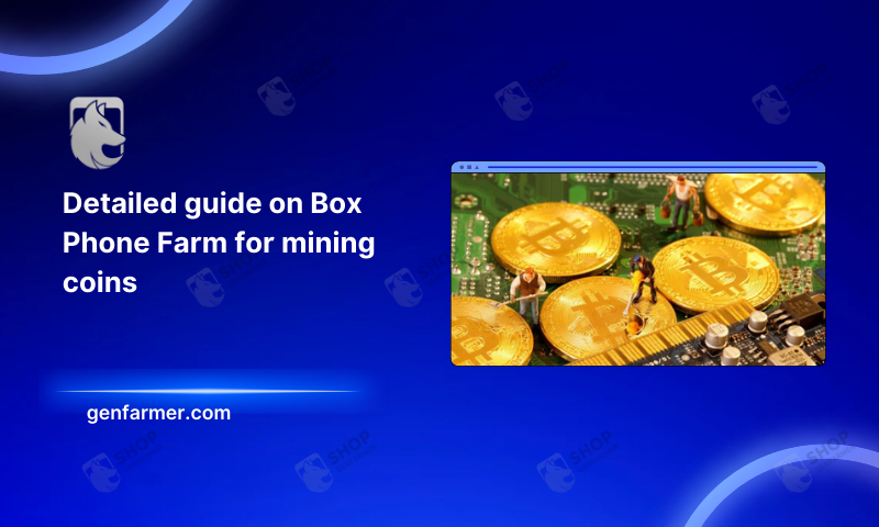 Box Phone Farm for mining coin