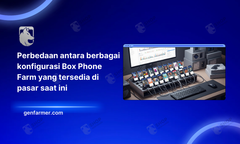 The differences between various phone farming