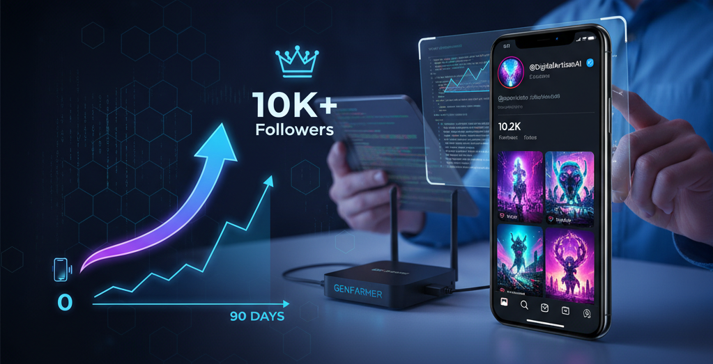 Dari 0 hingga 10k Pengikut: Sebuah Strategi Pertumbuhan Instagram GenFarmer