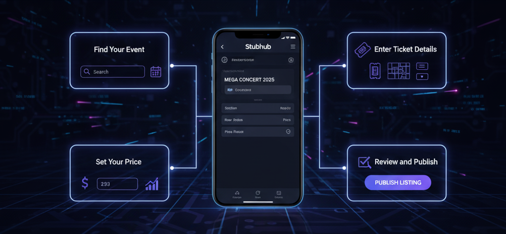 La guía paso a paso para listar entradas en Stubhub