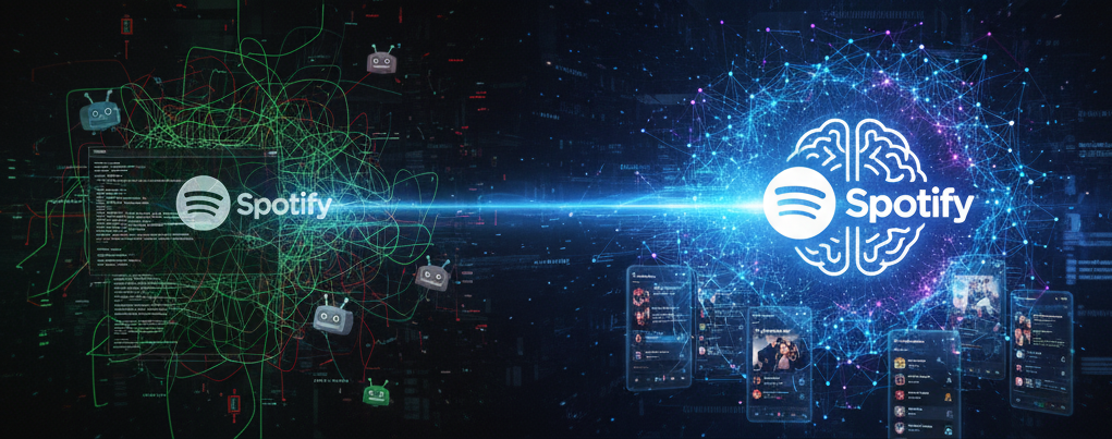 La Evolución de la Automatización de Spotify: De Scripts Simples a IA