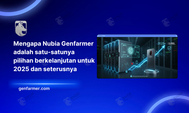 Mengapa Nubia Genfarmer adalah satu-satunya pilihan berkelanjutan