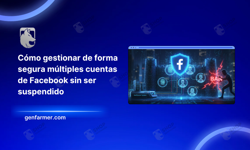 Cómo gestionar de forma segura múltiples cuentas de Facebook sin ser suspendido