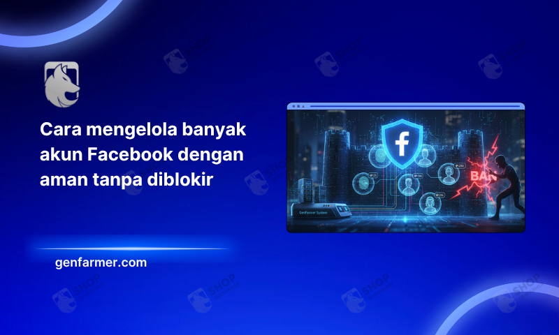 Cara mengelola banyak akun Facebook dengan aman tanpa diblokir