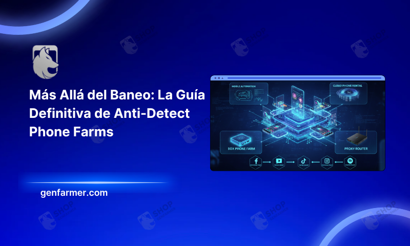 Más Allá del Baneo: La Guía Definitiva de Anti-Detect Phone Farms