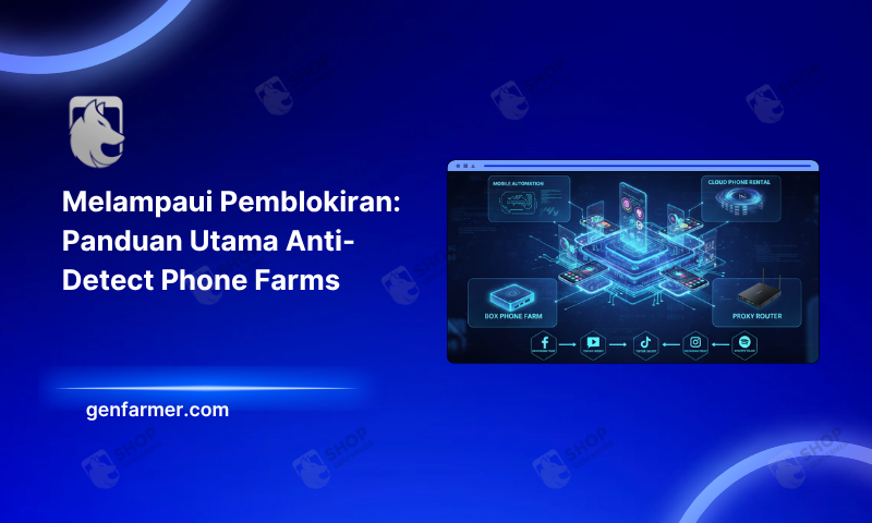 Melampaui Pemblokiran: Panduan Utama Anti-Detect Phone Farms
