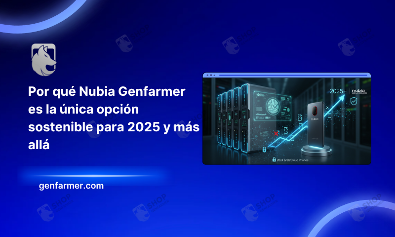 Por qué Nubia Genfarmer es la única opción sostenible