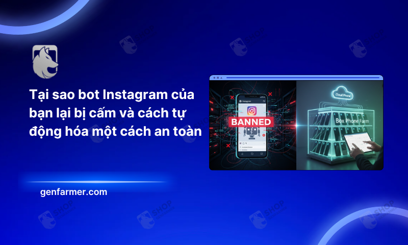 Tại sao bot Instagram của bạn lại bị cấm và cách tự động hóa một cách an toàn