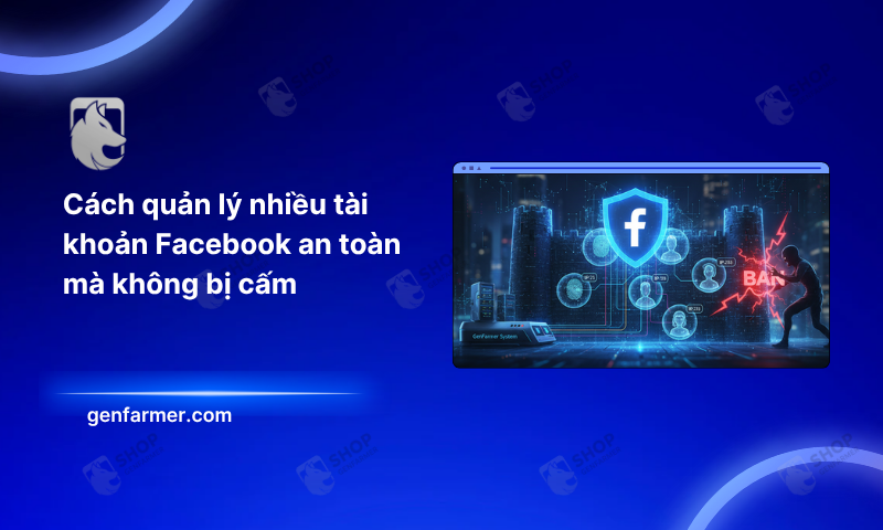 Cách quản lý nhiều tài khoản Facebook an toàn mà không bị cấm