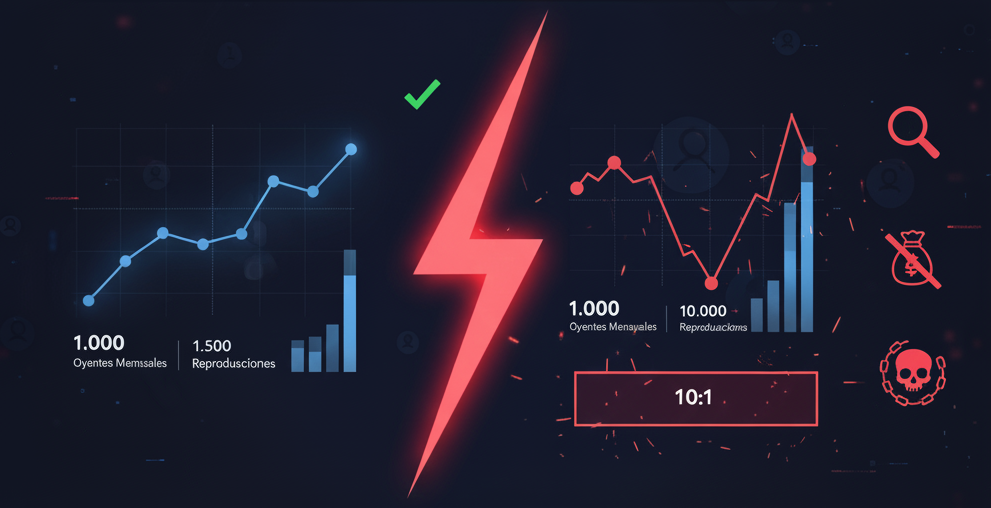 El Riesgo del Algoritmo Señal de Alerta por el Ratio ReproducciónOyente