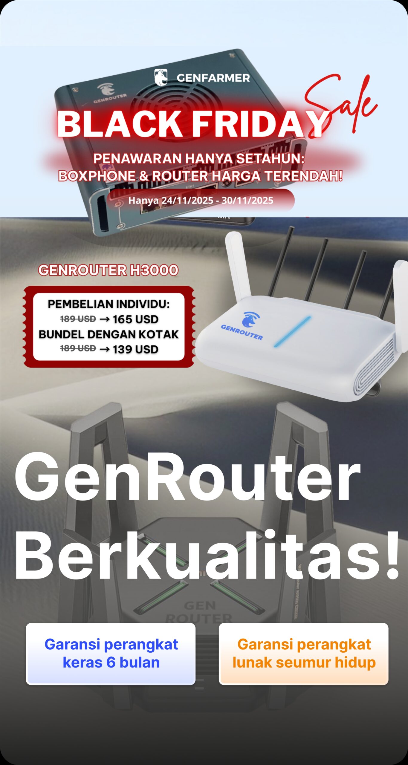 banner router event black friday