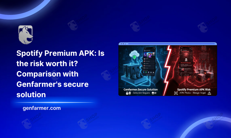 Spotify Premium APK: Is the risk worth it? Comparison with Genfarmer's secure solution