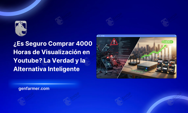 ¿Es Seguro Comprar 4000 Horas de Visualización en Youtube? La Verdad y la Alternativa Inteligente