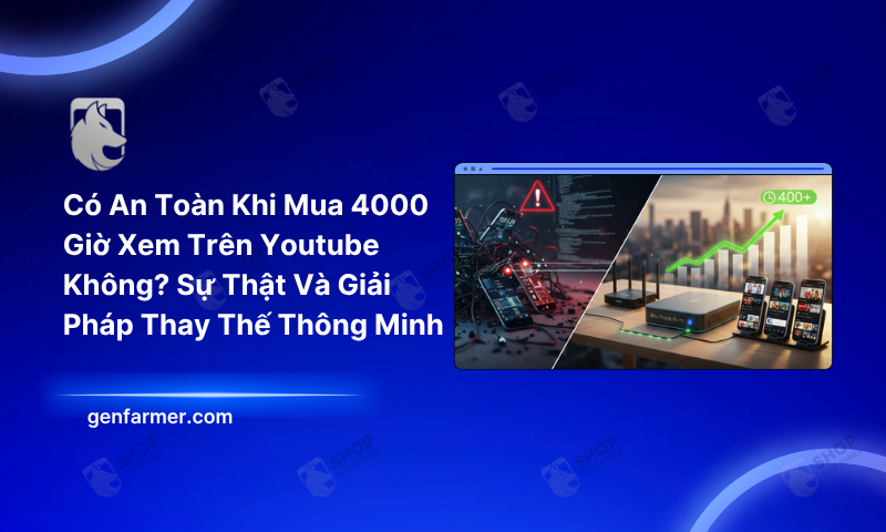 Có An Toàn Khi Mua 4000 Giờ Xem Trên Youtube Không? Sự Thật Và Giải Pháp Thay Thế Thông Minh