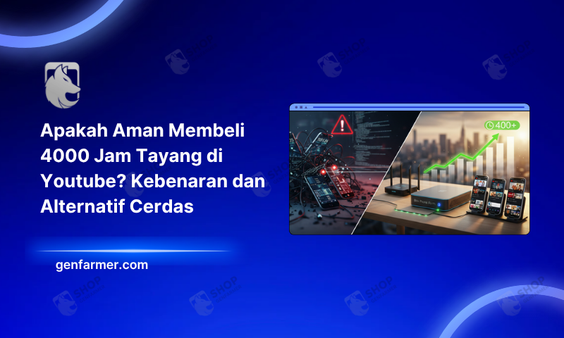 Apakah Aman Membeli 4000 Jam Tayang di Youtube? Kebenaran dan Alternatif Cerdas
