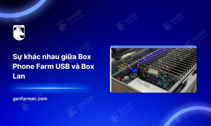 Sự khác nhau giữa Box Phone Farm USB và Box Lan 8 20. Su khac nhau giua Box Phone Farm USB va Box Lan