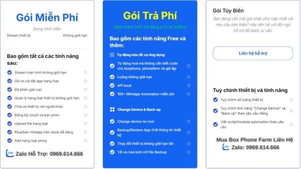 Tính năng nâng cao chỉ có ở GenFarmer