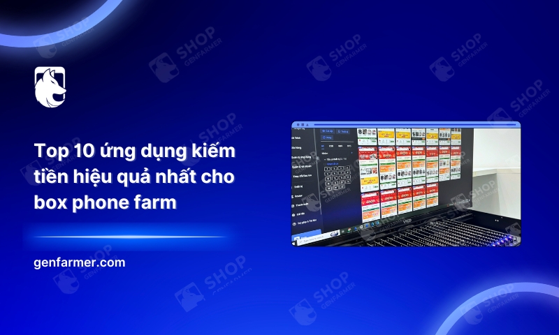 Top 10 ứng dụng kiếm tiền hiệu quả nhất cho box phone farm 1 Top 10 ứng dụng kiếm tiền hiệu quả nhất cho box phone farm