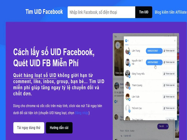 Phần mềm Fbnumber