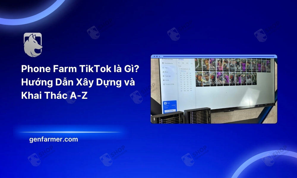 Phone Farm TikTok là Gì? Hướng Dẫn Xây Dựng và Khai Thác A-Z 3 Phone Farm TikTok là Gì