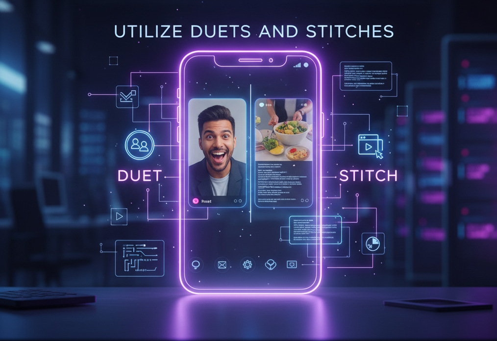 14 Cách tăng follow tiktok miễn phí, tương tác thật 15 Tận dụng Duet và Stitch